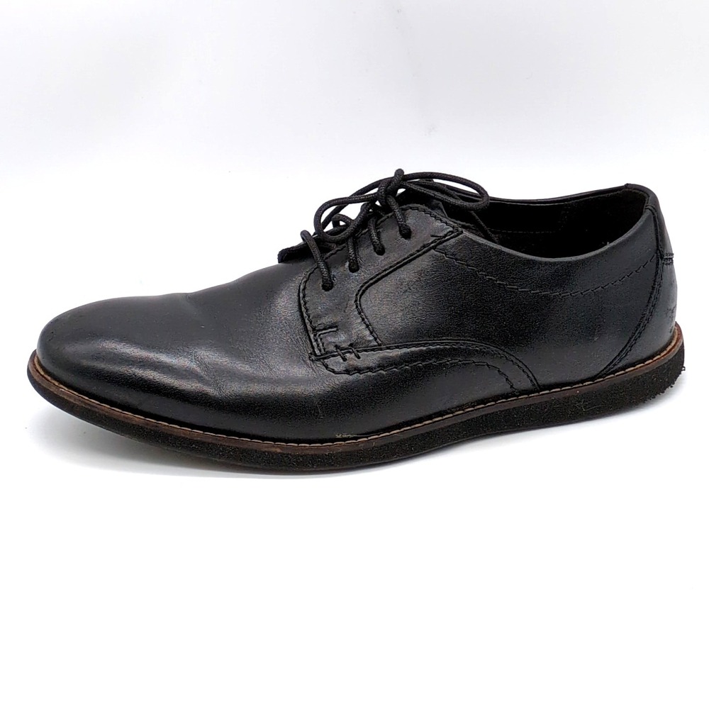 Collection‎ by Clarks Shoes Mens Black 9 Leather Walking Oxfords Casual 16501